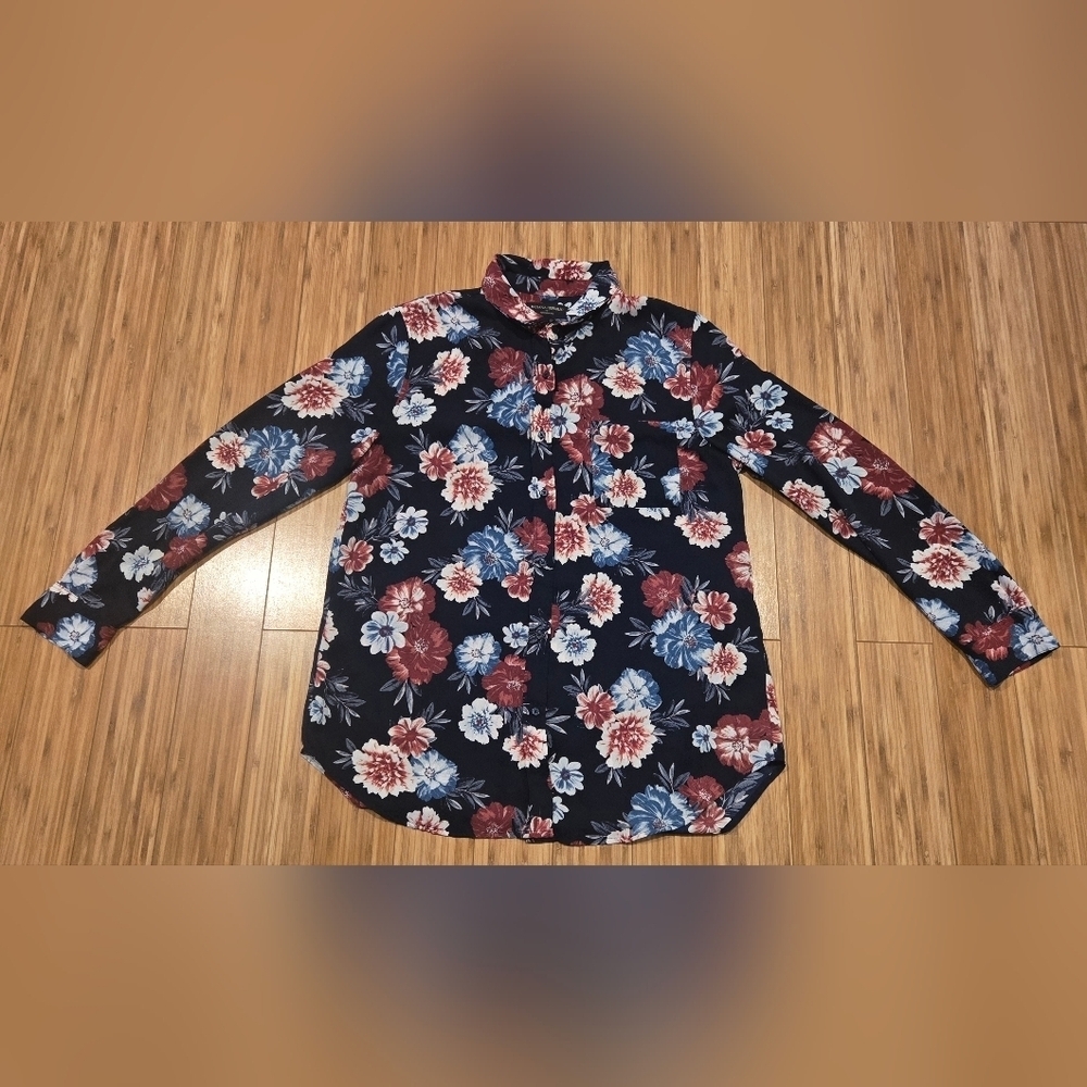 Banana Republic Floral Long Sleeve Top